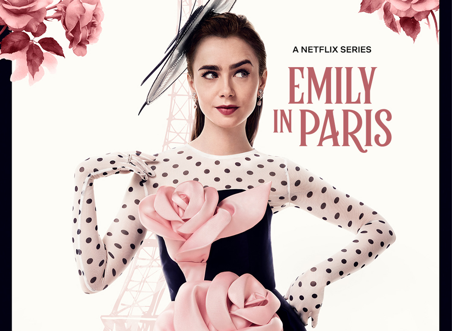 LILY COLLINS DIỆN THIẾT KẾ CỦA ĐỖ MẠNH CƯỜNG TRÊN POSTER PHIM ‘EMILY IN PARIS’