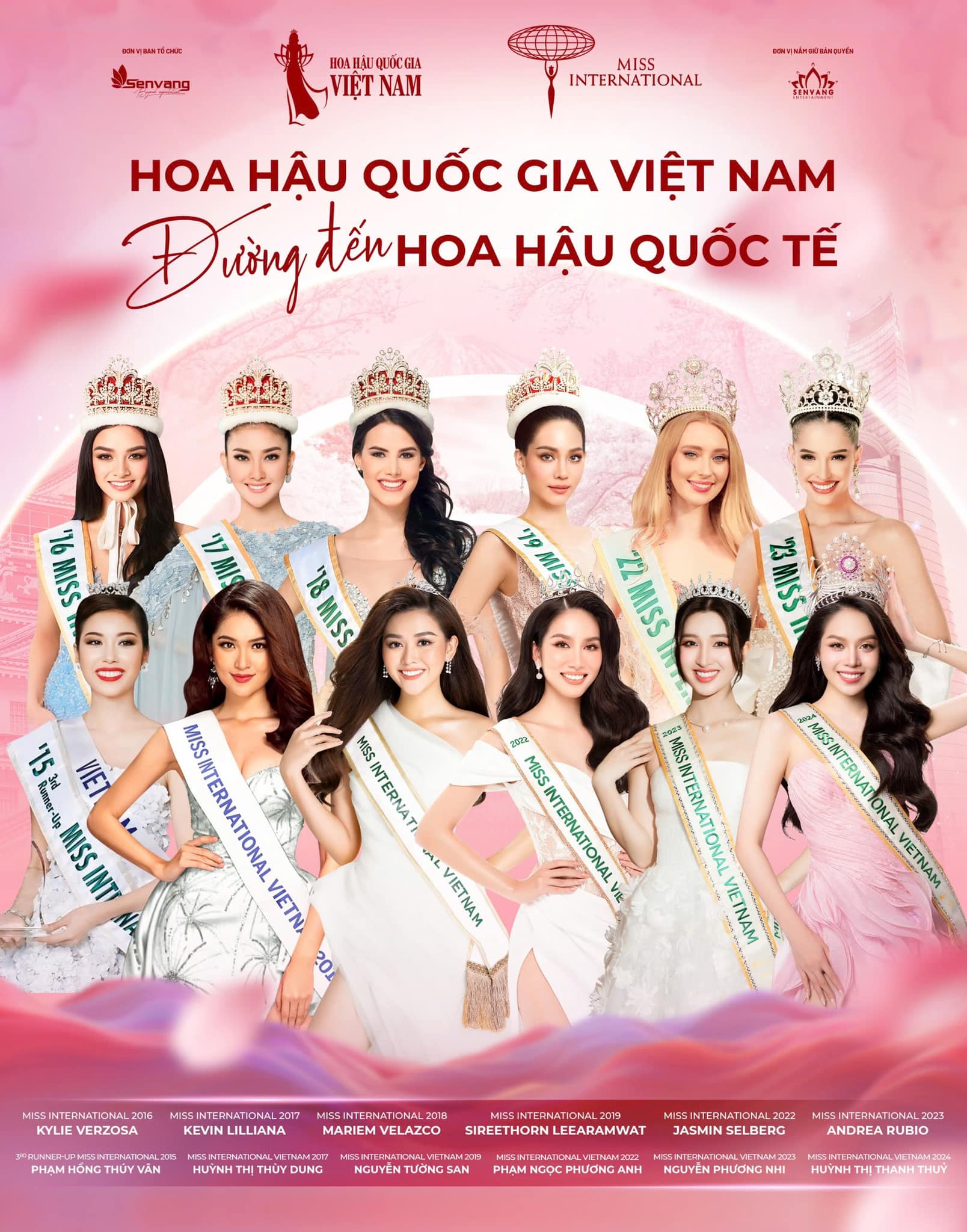 HOA HẬU QUỐC GIA VIỆT NAM SẼ THAM GIA MISS INTERNATIONAL